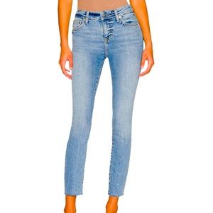 Lovers + Friends Mason High Rise Skinny Jeans Breakers Blue  Size 28